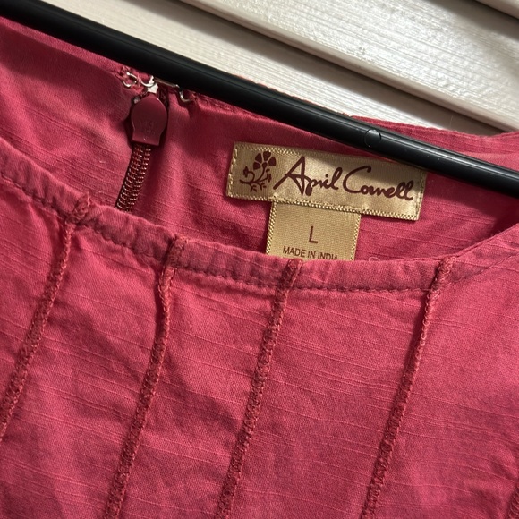 April Cornell Elegant Pink Sleeveless Dress - Picture 4 of 4